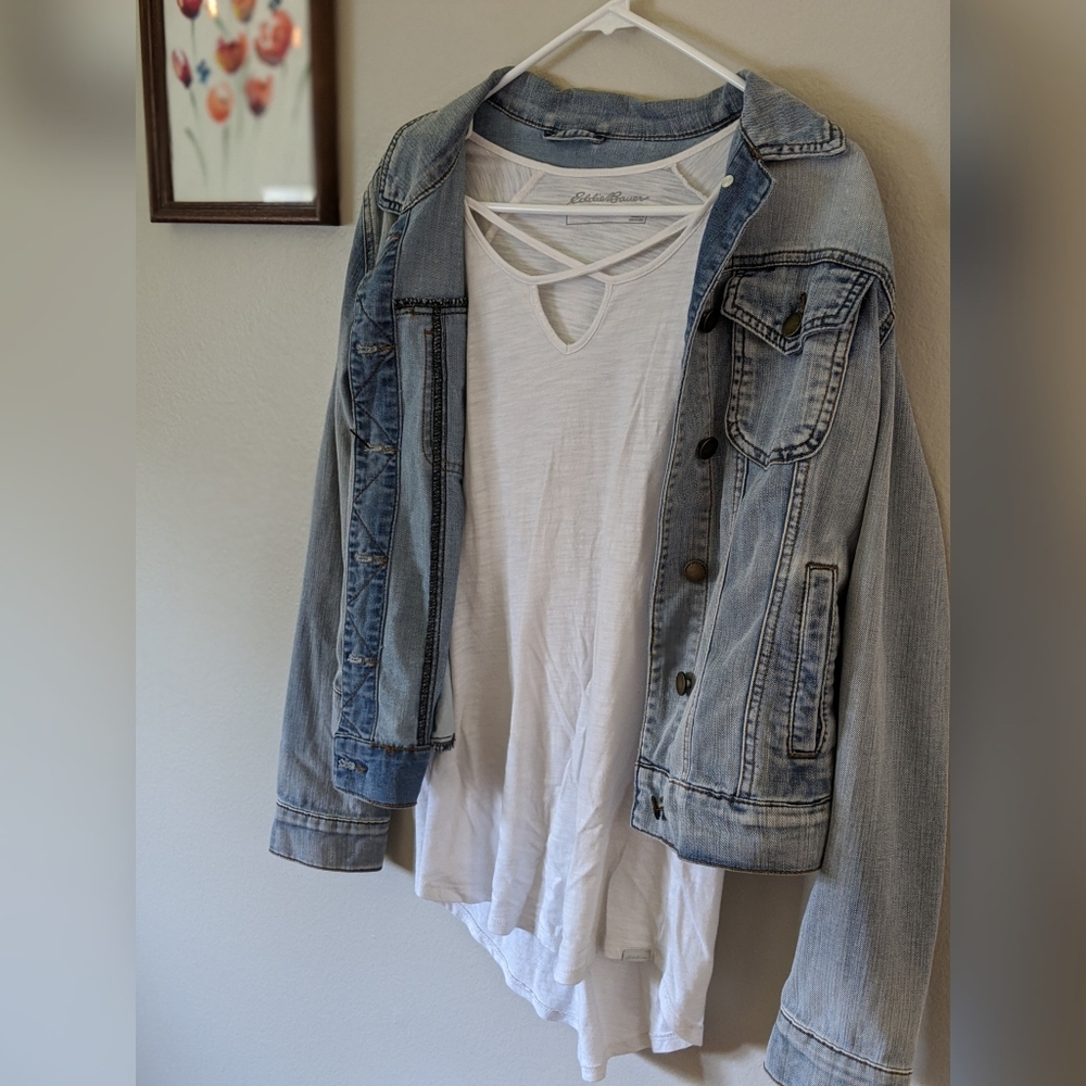 Eddie Bauer cotton blouse